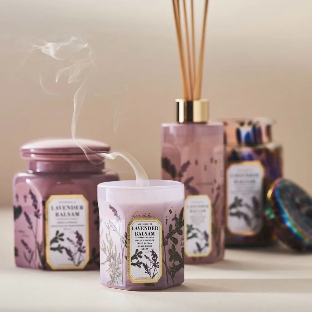 NEW NWT Anthropologie Apothecary 18 Fresh Lavander Balsam Reed Oil diffuser 01